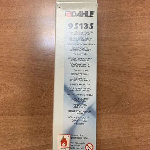 Whiteboard kit like new with cleaner, sponge, and 12 replacement felt strips