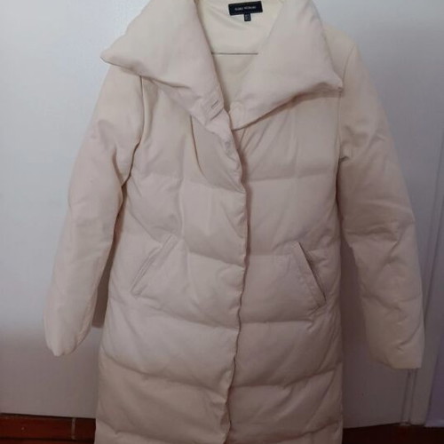 Zara puffer jacket, beige, size M