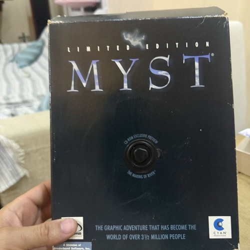 Myst PC Big Box used with extra River game