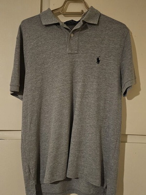 Polo Ralph Lauren medium shirt like new, gray, authentic with QR code