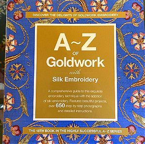 A-Z of goldwork with silk embroidery
