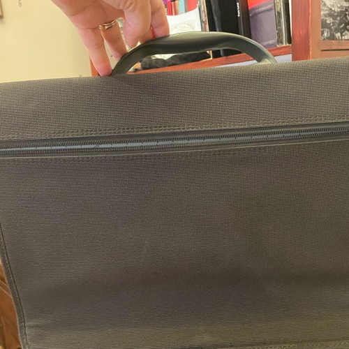 Samsonite office bag like new, gray fabric