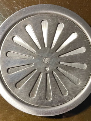 Bathroom drain covers new, one safety φ100 and two simple φ100