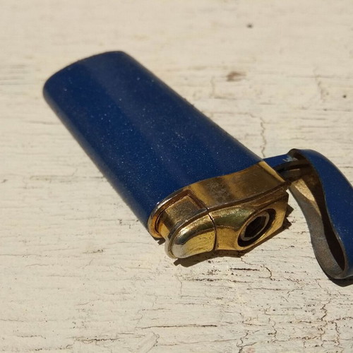 Blue Gas Lighter used blue butane lighter