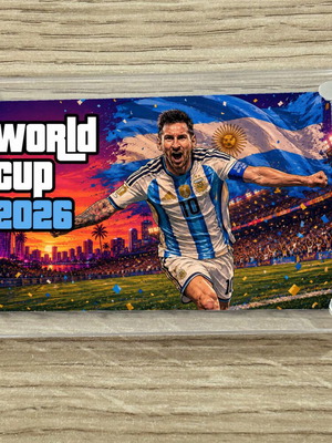 Ακρυλικό μαγνητάκι Messi 2026 Argentina World Cup καινούργιο