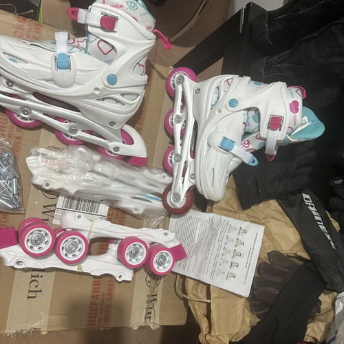 Children's Adjustable Inline Skates 2 in 1 like new