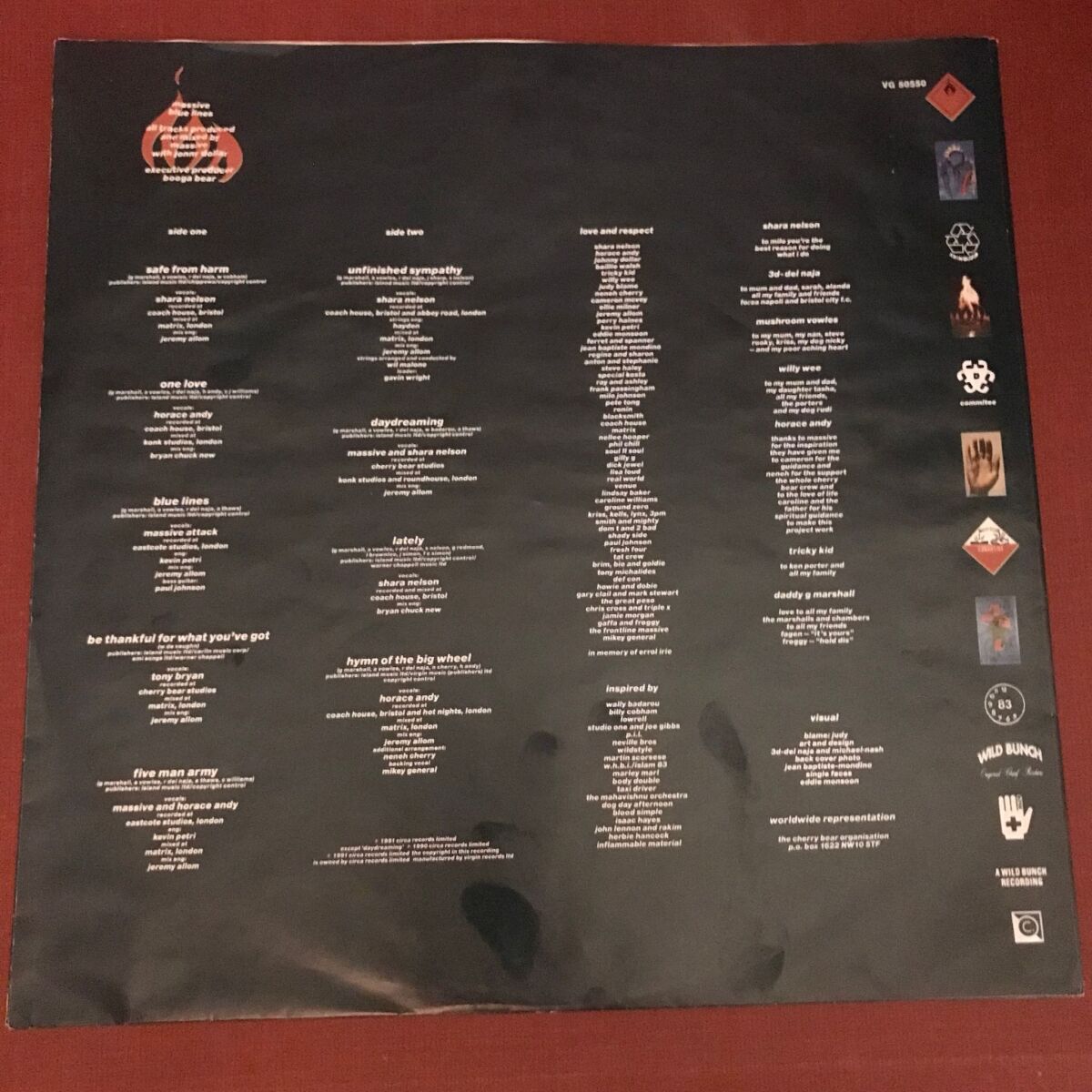 Massive Attack Blue Lines LP 1991 used - € 60,00 - Vendora.cy