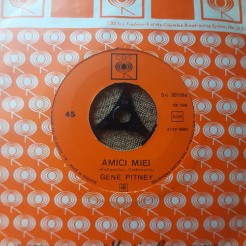 Gene Pitney I Must Be Seeing Things Amici Miei 7" single used, pop