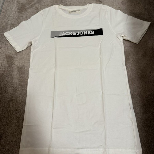Jack & Jones men's t-shirt white like new, size S/M