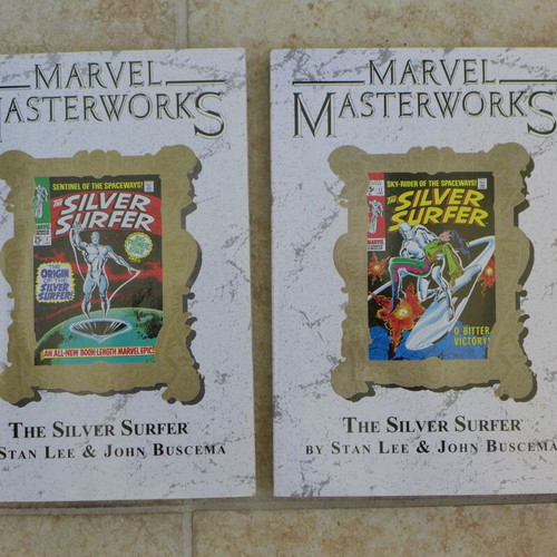 The Silver Surfer (Marvel Masterworks, Volume 15 & 19) Paperback (2010) Limited to 863 & 800 copies