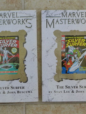 The Silver Surfer (Marvel Masterworks, Volume 15 & 19) Paperback (2010) Limited to 863 & 800 copies