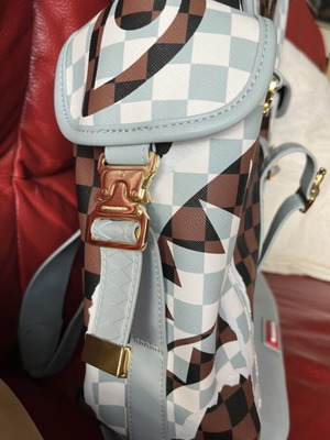 Sprayground backpack new, gray and brown