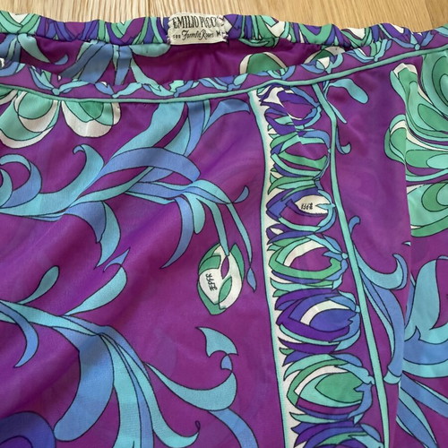 Vintage Emilio Pucci pareo skirt for Formit Rogers