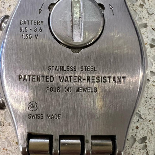 Swatch Irony watch like new, men's, silver