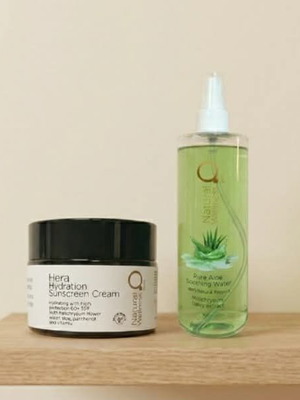 Σετ προστασίας Sun Protection Hera SPF50 αντηλιακή κρέμα και Aloe Spray καινούργιο