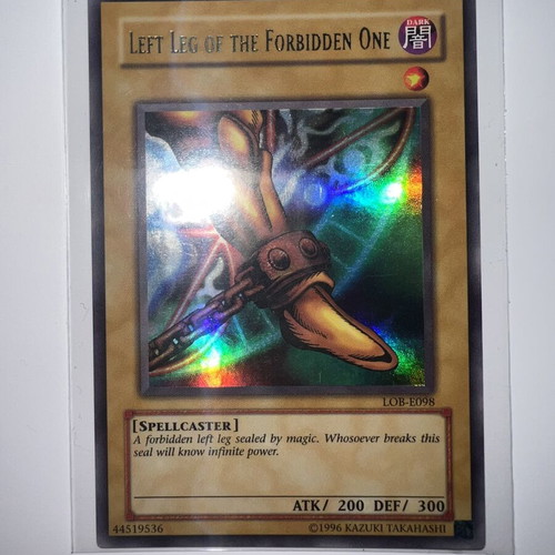 Yu-Gi-Oh! Left Leg of the Forbidden One card used