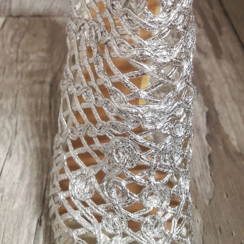 Silver women's sandals size 36, heel 7.5 cm, like new