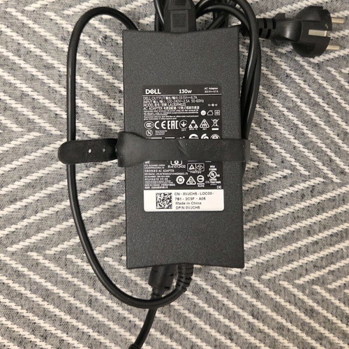 Dell charger 19.5V 6.7A 130W like new, models LA130PM121/HA130PM160/DA130PE1-00