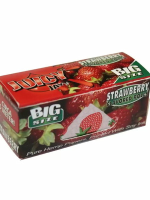 Juicy Jays Strawberry rolling paper roll new