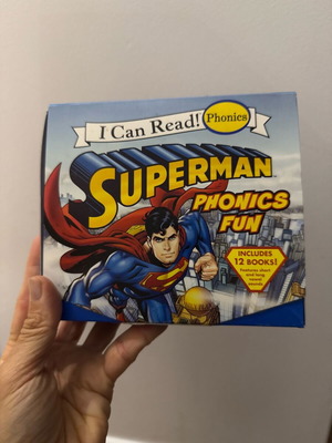 Superman I Can Read Phonics 12-Book Set new