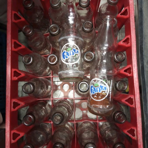 Fanta collectible bottles, pack of 24 empty