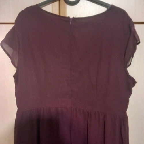 Purple long dress like new, size XL