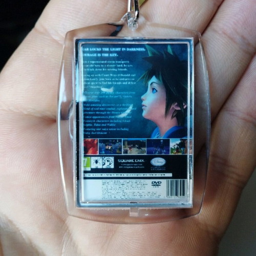 Kingdom Hearts PS2 Keychain new, acrylic