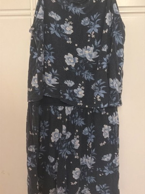 H&M dress romper for girls used, size 152 cm, blue