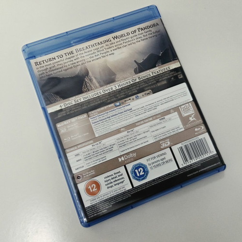 Avatar Fire and Ash 3D + 2D Blu-Ray