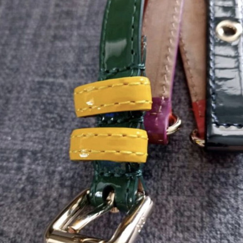 DOLCE & CABBANA - leather multicolored belt - 90cm