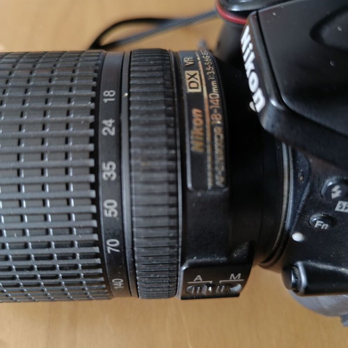 Nikon d5300 DSLR camera used with 18-140 lens and accessories