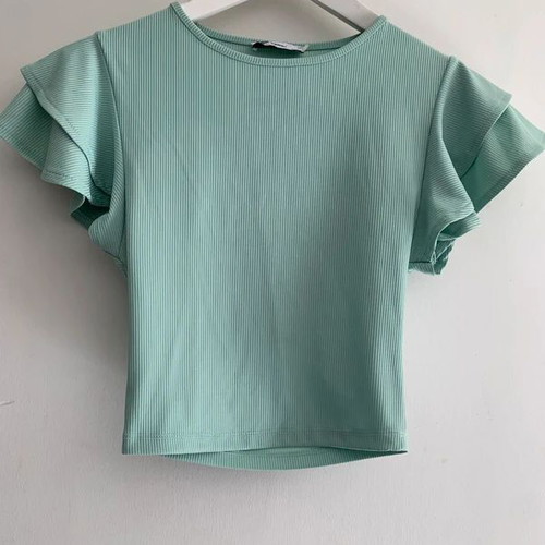 Pink Woman XS top, blue turquoise