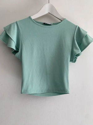 Pink Woman XS top, blue turquoise