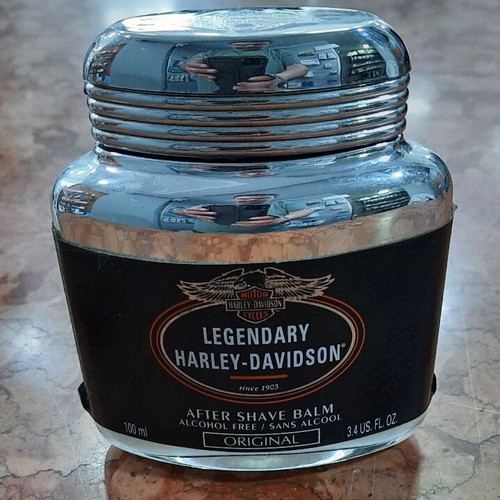 Harley-Davidson Legendary After Shave Balm used, rare alcohol free