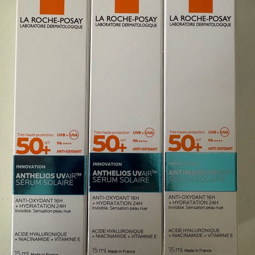La Roche Posay Anthelios UVAIR Serum Sunscreen SPF50+ New 3x15ml