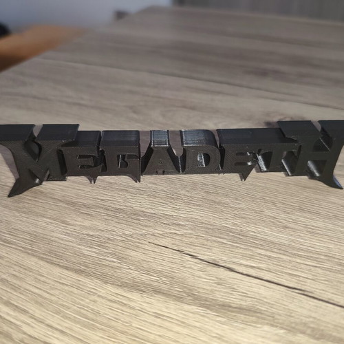 Megadeath logo stand new, 16x3x2cm