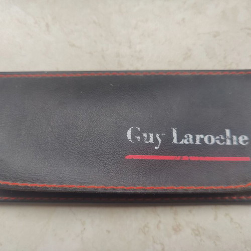 Guy Laroche Stainless Steel and Gold Date and Time Watch used