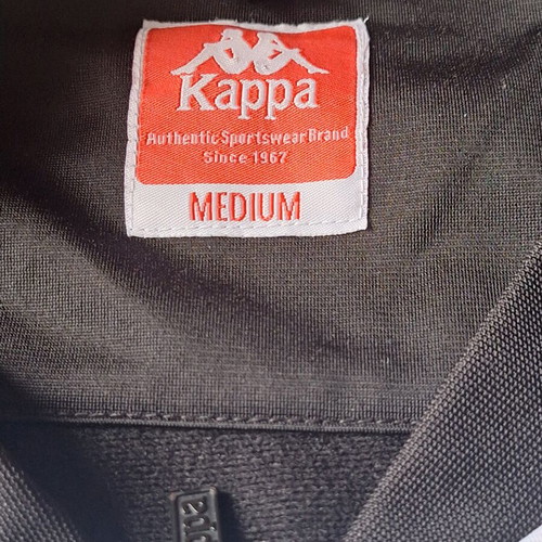 Men's Kappa jacket size M like new, black and white