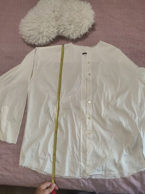 Cotton shirts used, white, size XXL