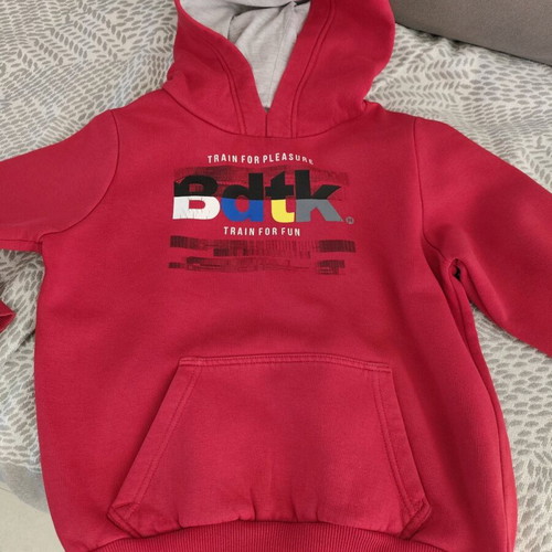 BodyTalk boys' sweatshirt set used, red and blue, size 10 years