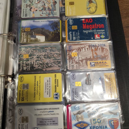 Ote phone cards collection pack of 250, like new, 1997-1999