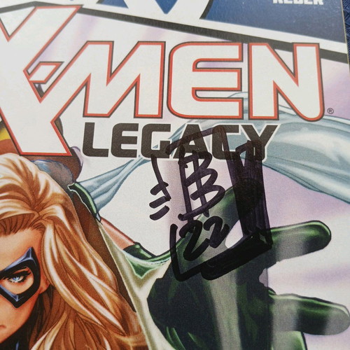 X-men Legacy #269 like new with David Baldeon signature