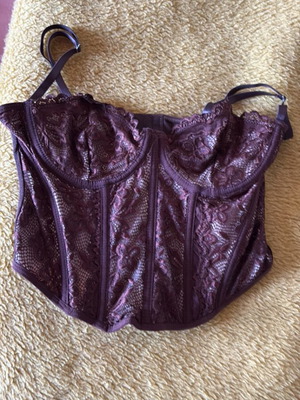 Shein bustier new, brown, size M