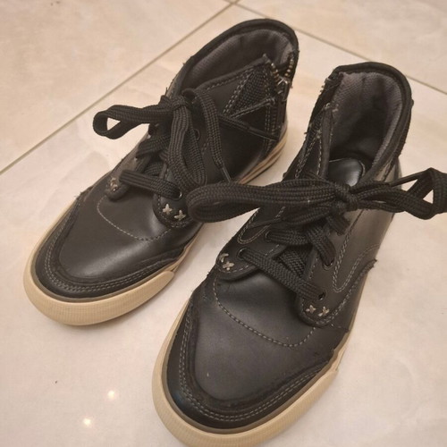 Skechers kids' black sneakers boots, size 30