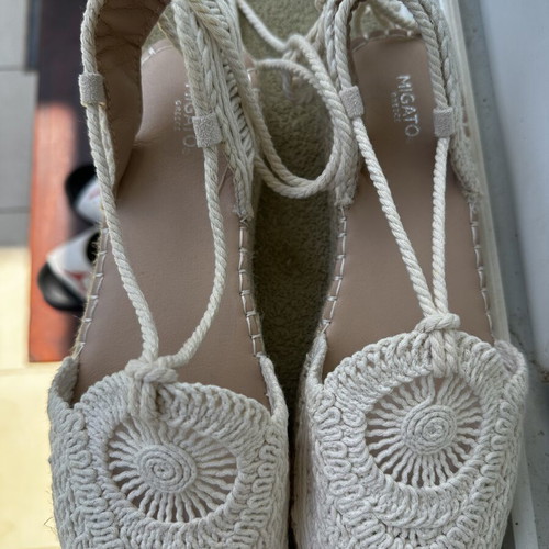 Migato espadrilles new, beige, size 41