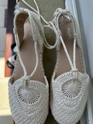 Migato espadrilles new, beige, size 41