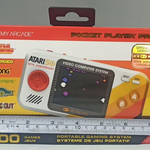 My Arcade Atari Pocket Player Pro new portable game system with 100 games