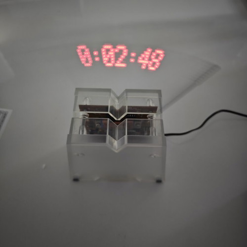 Invotis LED Pendulum Clock like new, digital table model