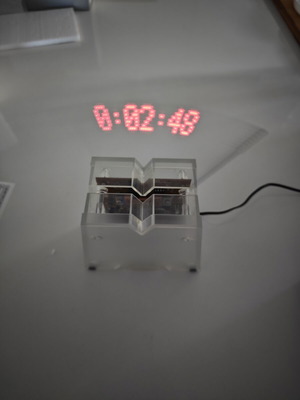 Invotis LED Pendulum Clock like new, digital table model