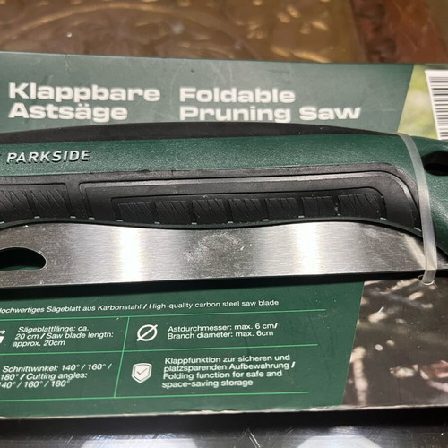 Πριονάκι χειρός Parkside καινούργιο, μήκος λεπίδας 20εκ